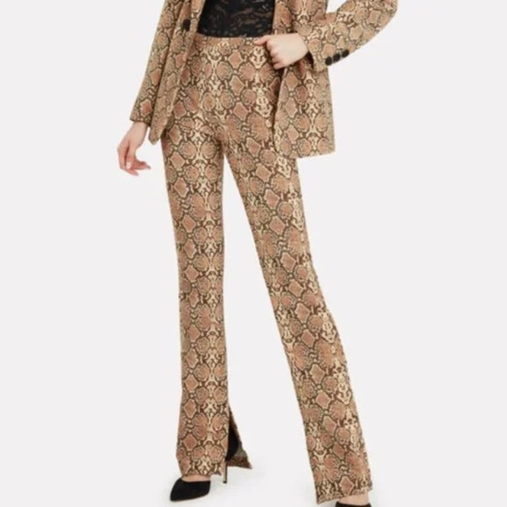 Anine Bing Cigarette Python Trousers. - image 4